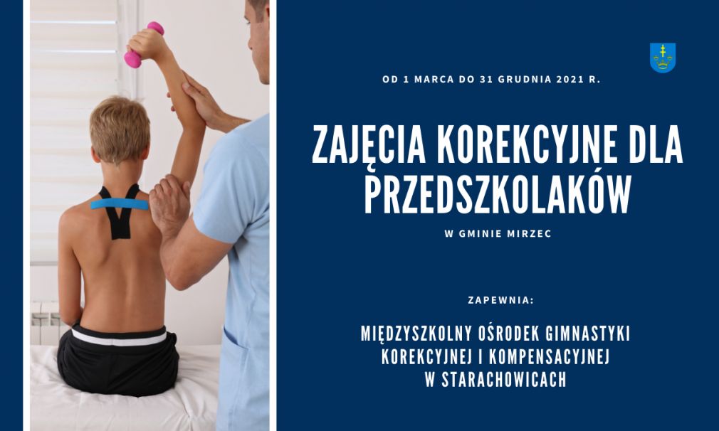 Zajęcia korekcyjne dla przedszkolaków z gminy Mirzec